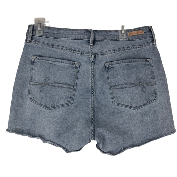 Denizen by Levi’s High-Rise Distressed Destroyed Shorts, Cutoffs, Light Wash 12 - Picture 3 of 8